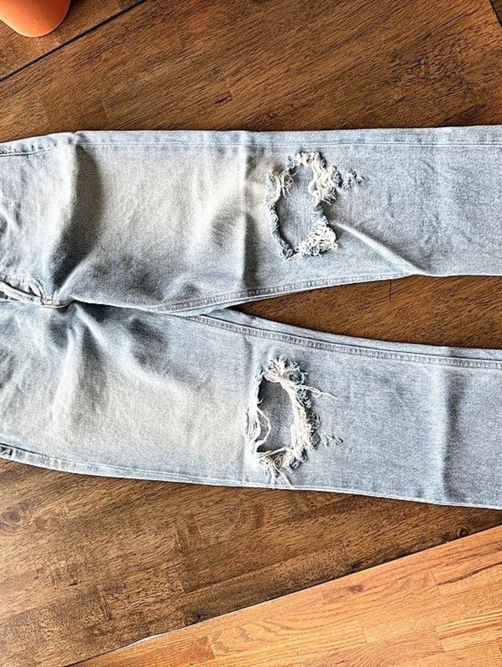 AGOLDE 90's Pinch Waist High Rise Straight Leg Jeans Blue Waist 26